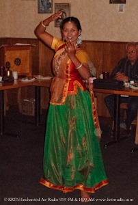 Shubhangi Salve Performing for Raton Rotary Club Members